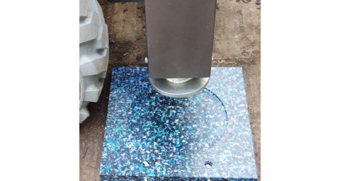 Recessed Premium Outrigger Pad – 400mm x 400mm x 40mm – 6.3kg