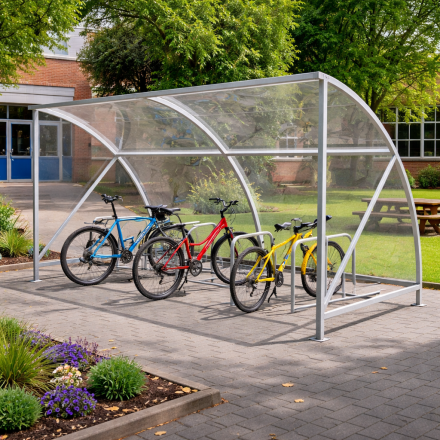 A School Cycle Shelter