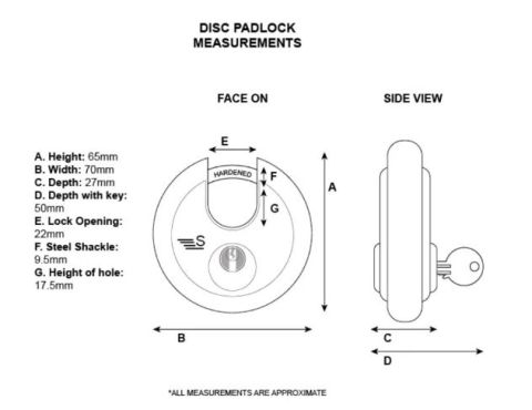 Disc Padlocks