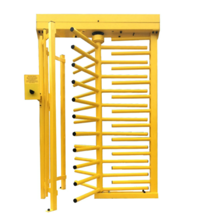Full Height Single Turnstile Pedestrian Gate 120 Degree