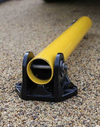 FOLD DOWN STEEL YELLOW BOLLARD