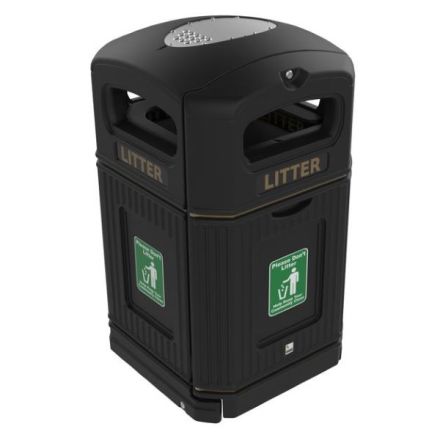 Heritage Square XL Litter Bin