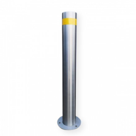 EV Charging Point Protection Stainless Steel Bollards Flat Top 