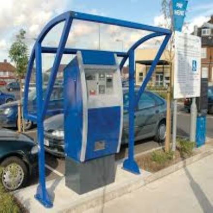 Barrel Vault Ticket Machine Shelter