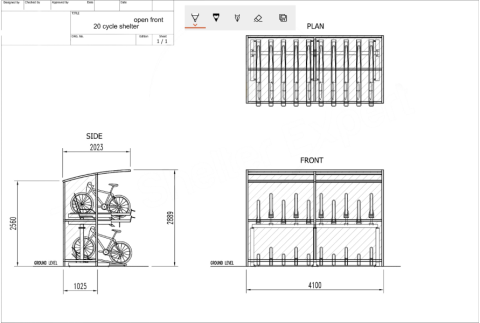Two Tier Cycle Shelter
