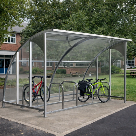 Warland cycle shelter secure covered bike parking UK