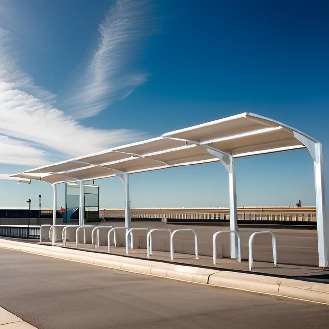Dale Cantilever 10 Cycle Shelter Single Row Bike Shelter