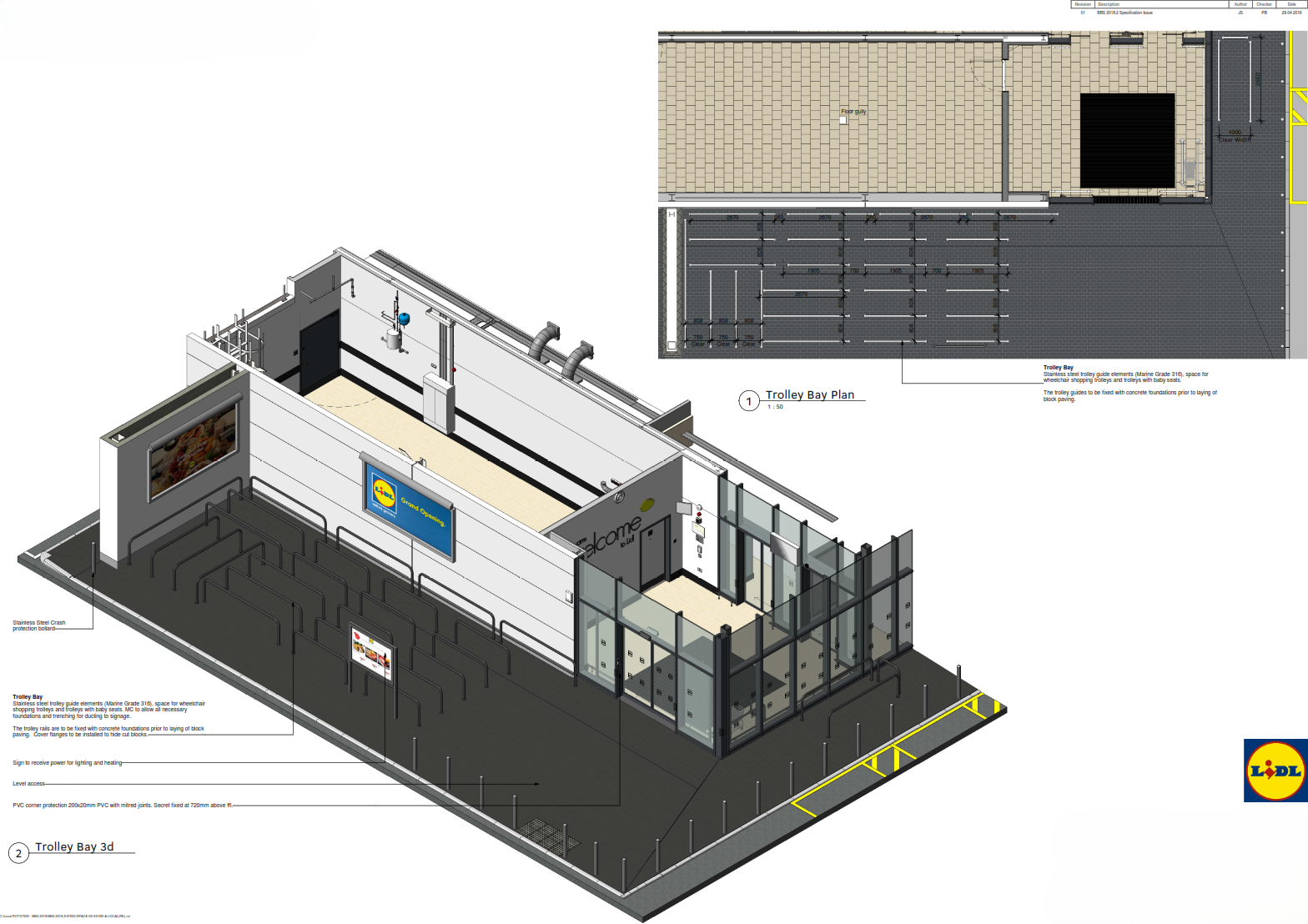 Lidl James Street York Drawing