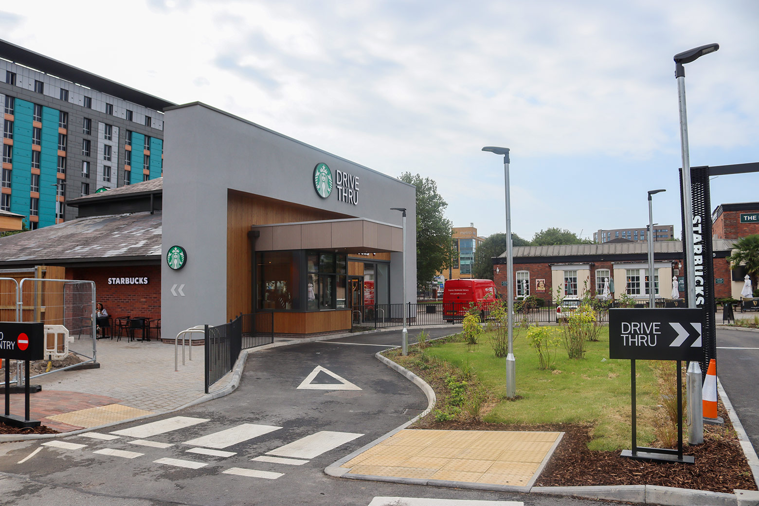 Starbucks drive-thru Salford
