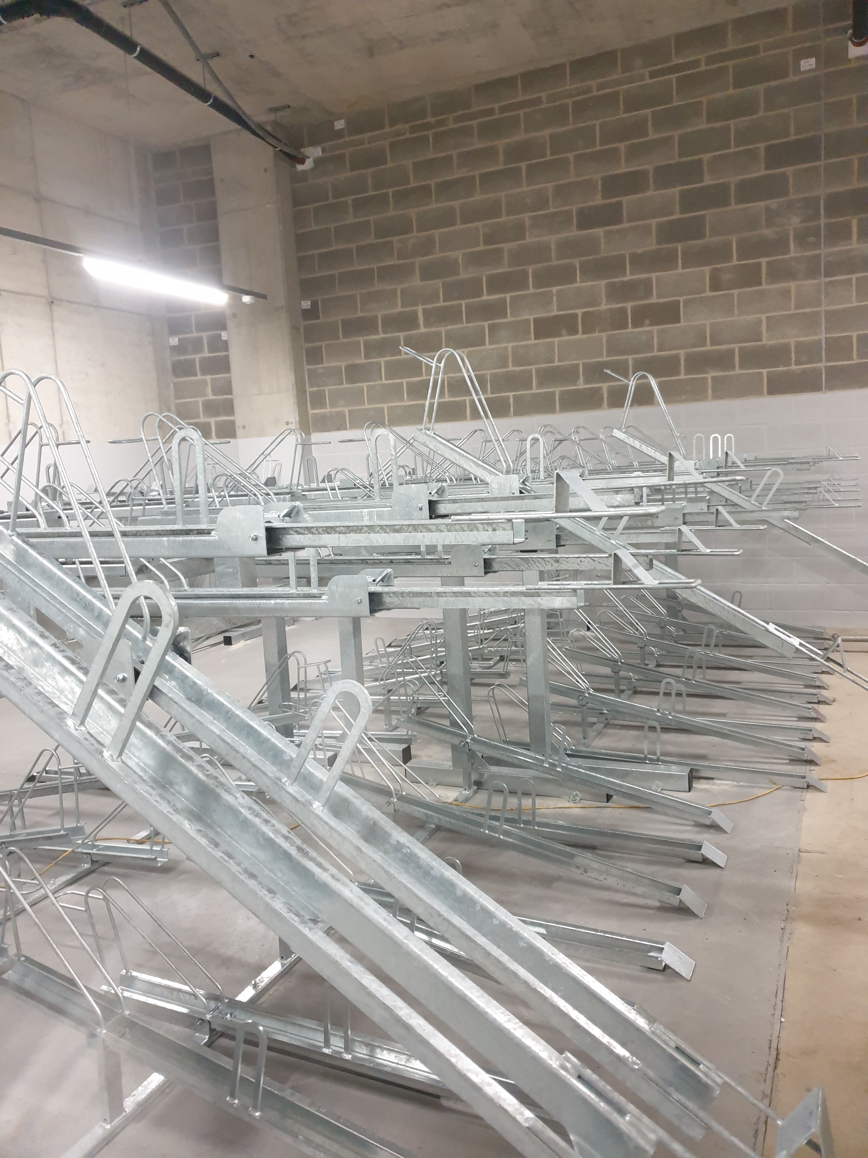 Two Tier Bike Racks for cycle parking for residential developments