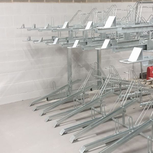 two tier cycle parking system